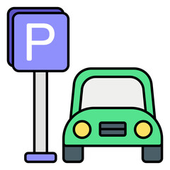 Vector Real Estate and Properties Color Outline Icons and Illustrations Pack