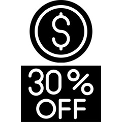 Discount Icon Vector Element
