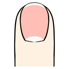 手書き_爪_ベクター素材_006