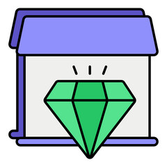 Vector Real Estate and Properties Color Outline Icons and Illustrations Pack