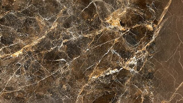 Elegant brown marble texture with intricate veins, perfect for background and design