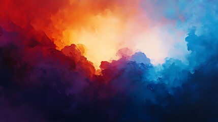 Colorful Abstract Cloud Formation.