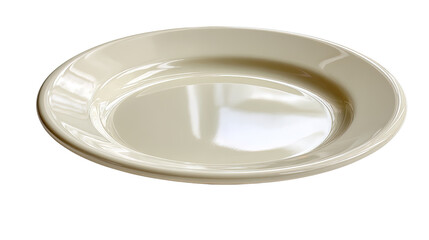 Simplicity on Display: A pristine, empty plate, showcasing elegance and functionality, capturing the essence of culinary potential.