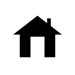 Web home icon for apps and websites. House icon, Home icon isolated on transparent background. 