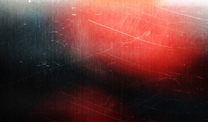Abstract red overlay color gradient, modern blurred background film grain texture. Trendy overlay gradient grainy scratches texture for your graphic design