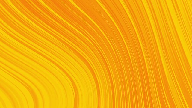 Abstract design with yellow and orange swirl, perfect for vibrant backgrounds, modern art concepts, or unique branding materials. Energizing color combination. seamless looping animation.