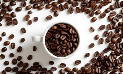 coffee beans background