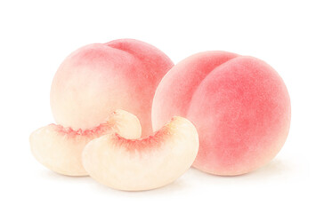 桃のイラスト 水彩 白桃 もも