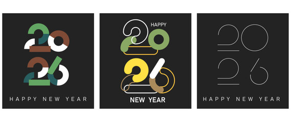 2026 new year logo.New business goal strategy concept. 2026 goal planning business concept	
