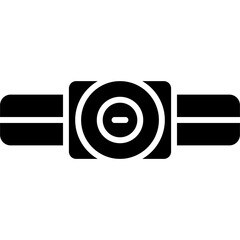 Headlight Icon Vector Element