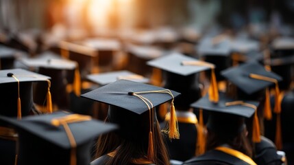 Graduates celebrating a significant achievement. Congrats Class of 2025 Graduation Celebration