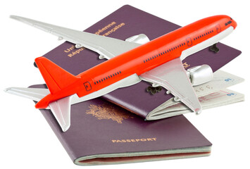 Avion sur passeports 