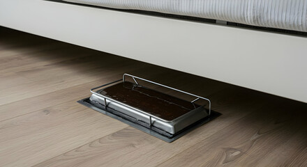 Sticky trap under bed insect control