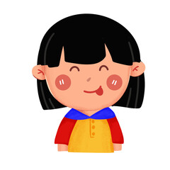 Kids with many facial expressions