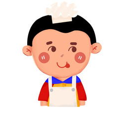 Kids with many facial expressions