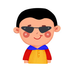 Kids with many facial expressions