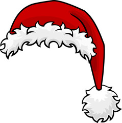 Santa Claus Father Christmas Hat Cartoon