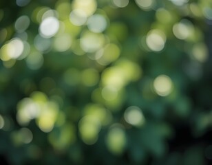 "Nature's Green Canopy Close Up"