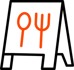 Restaurant Signage Icon