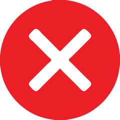 Delete icon for web and mobile. Adobe Illustrator Artwork.