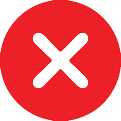 Fototapeta premium Delete icon for web and mobile. Adobe Illustrator Artwork.