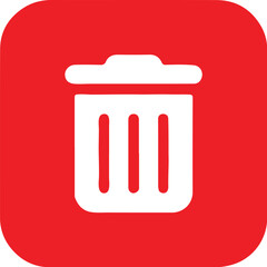 Delete icon for web and mobile. Adobe Illustrator Artwork.