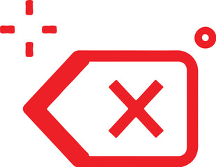 Obraz premium Delete icon for web and mobile. Adobe Illustrator Artwork.