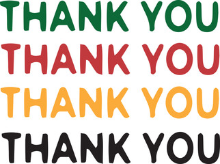 Colorful Funky Text Set Playful Typography for Labels or Posters