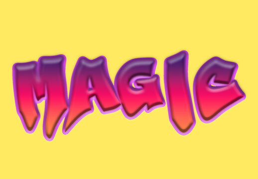 Magic Text Effect Design