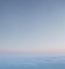 Obraz premium Soft light blue pastel sky gradient, serene and smooth texture, faded, spring, design