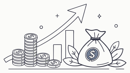 "Team Celebrating Financial Success with Graph"
