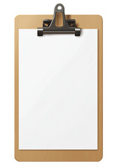 Clipboard with blank paper (4)