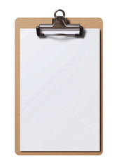 Clipboard with blank paper (5)