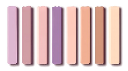 Obraz premium Pastel Color Swatches Palette.