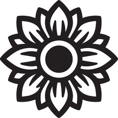 Flower Vector Illustration for Design Projects