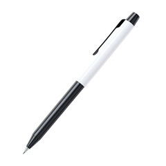 Black and white ballpoint pen