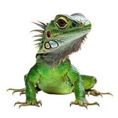 Obraz premium Green iguana portrait