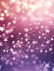Abstract festive colorful background with stars light glow sparkle shine gradient particles glare bokeh new beautiful stock image illustration AI