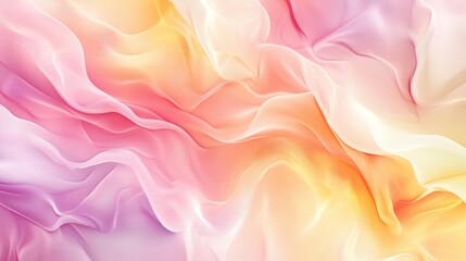 Obraz premium Pastel Dreamscape: Abstract Wave of Soft Colors