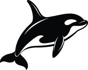 Obraz premium Orca Killer Whale Silhouette
