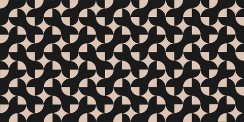 Circular and Circle Shapes and Designs brown and black Colors Geometric Pattern Abstract Pattern Seamless