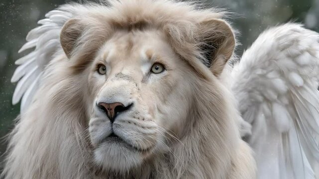 lion with wings