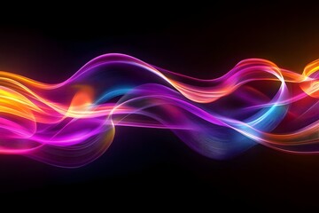 Naklejka premium Abstract Colorful Wave Background