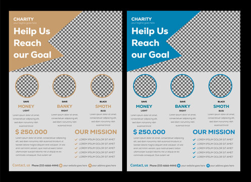 Charity Flyer  Humanitarian Charity flyer, social media and story bundle set template  Charity Fundraising Flyer Template Help and Donate Today. set of print flyer or poster template for Charity fundr