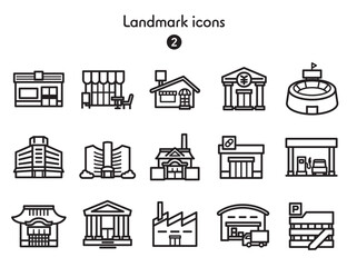 シンプルアイコン集 地図