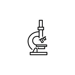 Microscope icon. Simple microscope icon for social media, app and web design. Vector illustration.
