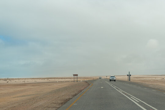 Road C34 in the north of Swakopmund, Namibia