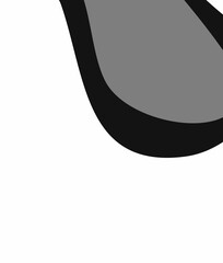 Playful Dog stretching on couch - line art