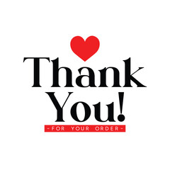 Thank You for Your Order. Elegant Thank You for Your Order Design with Stylish Graphics. Sophisticated Thank You for Your Purchase Image with Modern Elements. Chic Thank You for Your Order Graphic