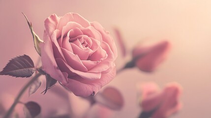 Muted dusty rose with a matte appearance plain background